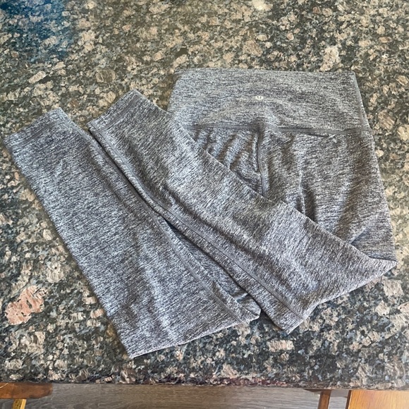 lululemon wunder under legging size 6 heather grey - Picture 2 of 4